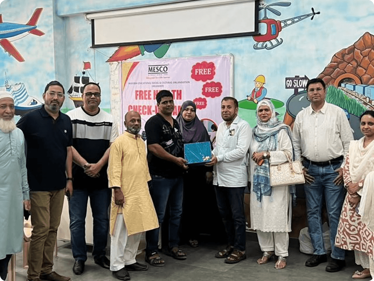 MESCO volunteers at work